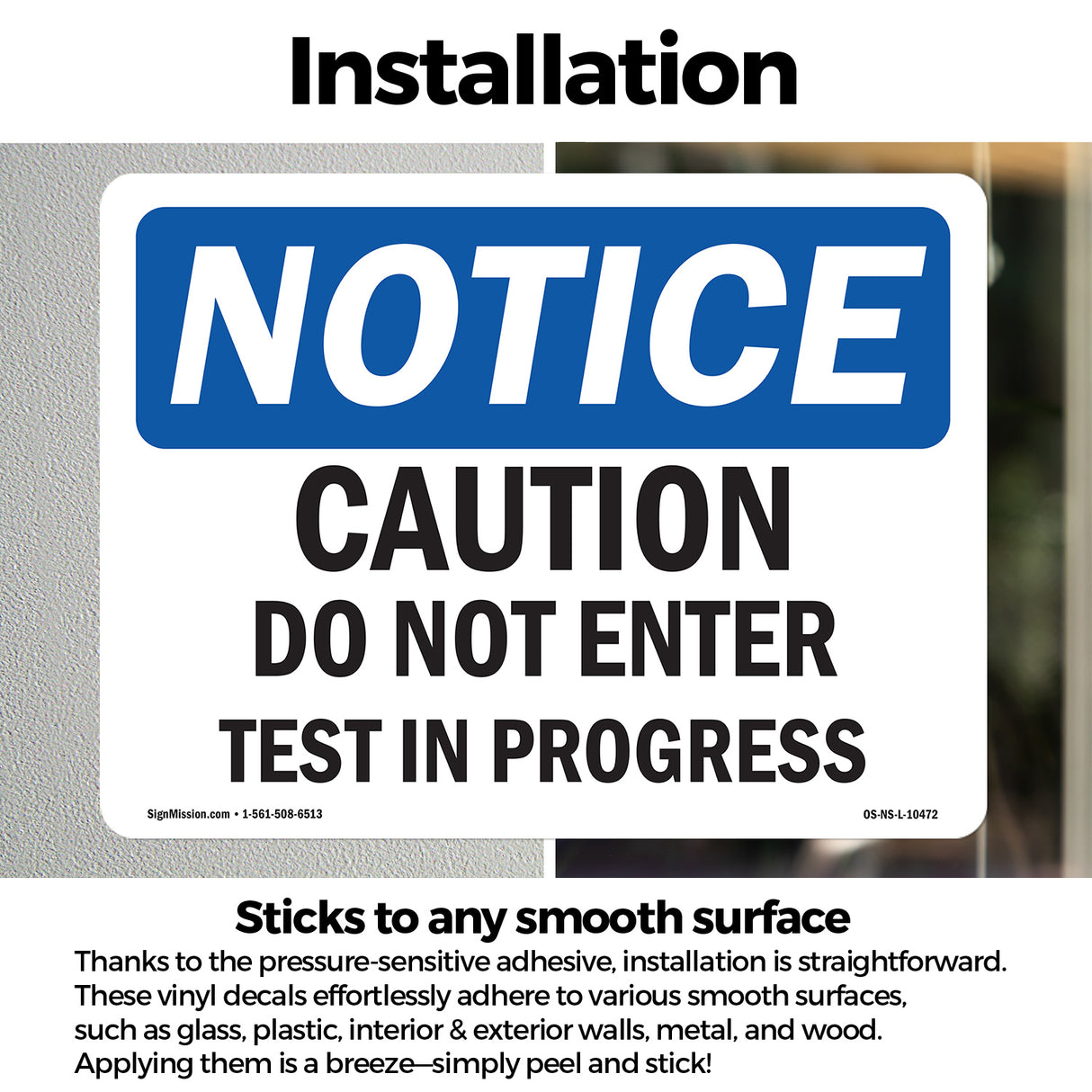 Caution Do Not Enter Test In Progress