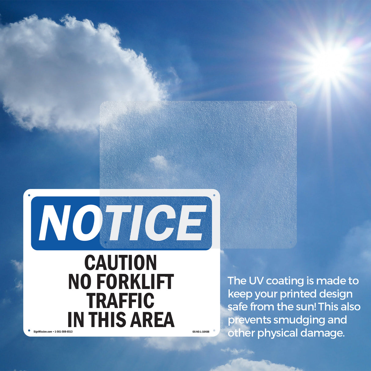 Caution No Forklift Traffic In This Area