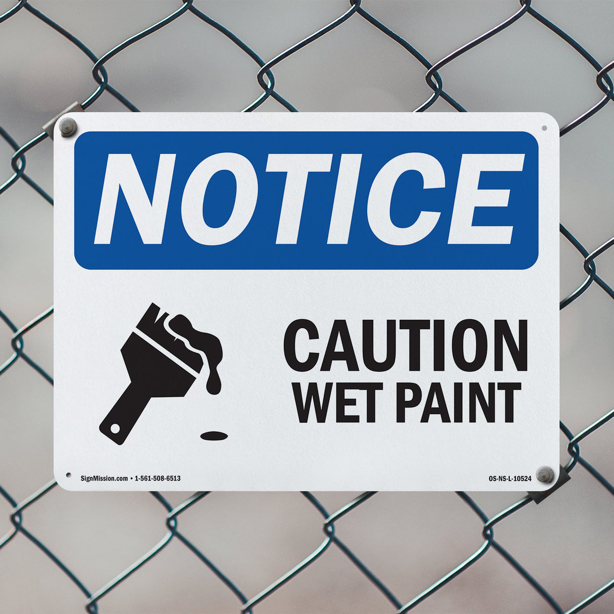 Caution Wet Paint