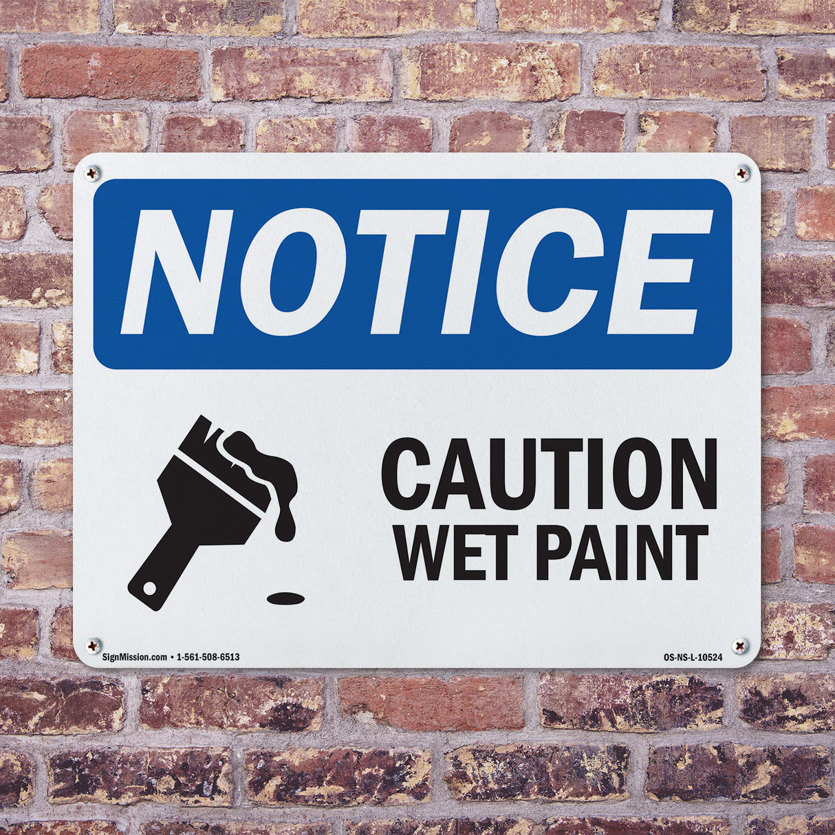 Caution Wet Paint