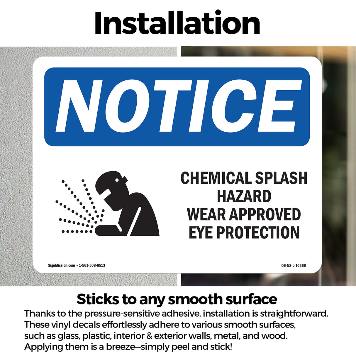 Chemical Splash Hazard