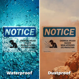 Chemical Splash Hazard