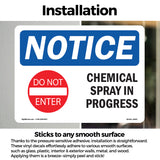 Chemical Spray In Progress