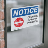 Chemical Spray In Progress