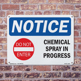 Chemical Spray In Progress