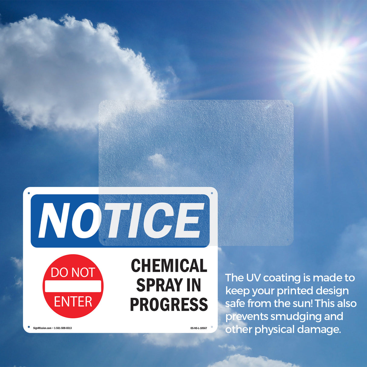 Chemical Spray In Progress