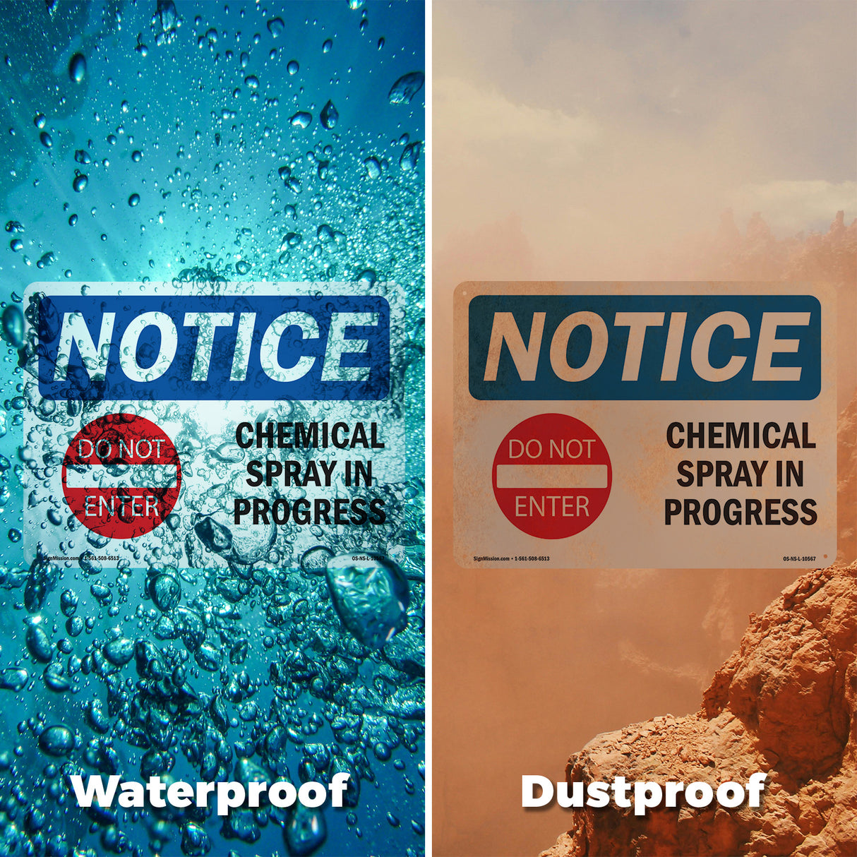 Chemical Spray In Progress