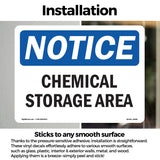 Chemical Storage Area Sign