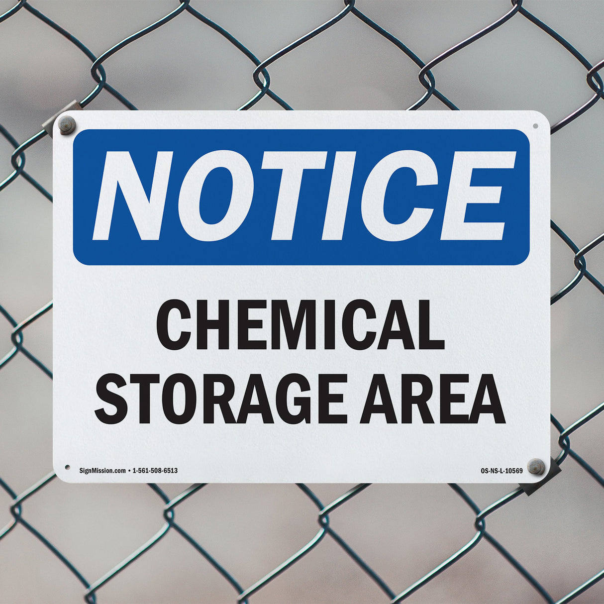 Chemical Storage Area Sign