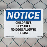 Children'S Play Area No Dogs Allowed Please
