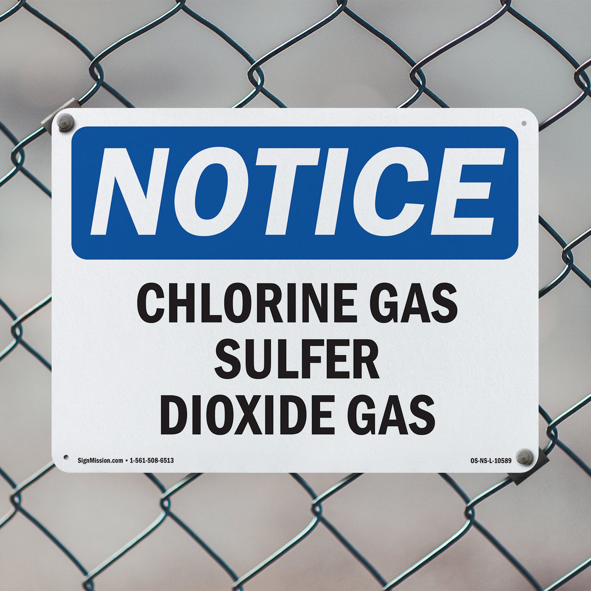 Chlorine Gas Sulfur Dioxide Gas