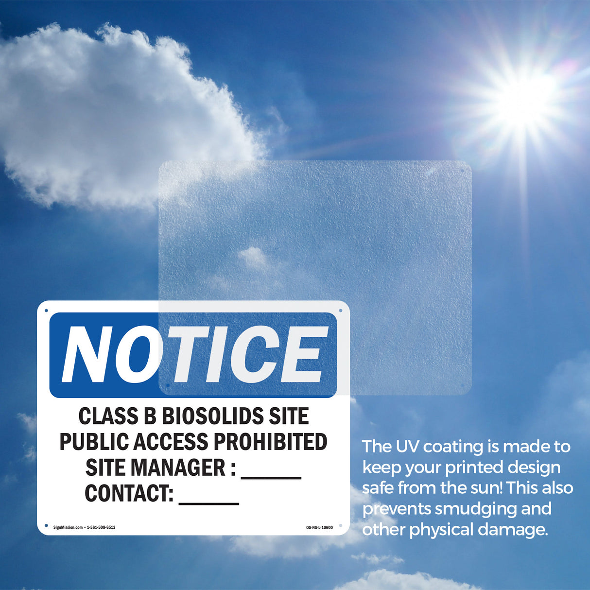 Class B Biosolids Site Public Access Prohibited