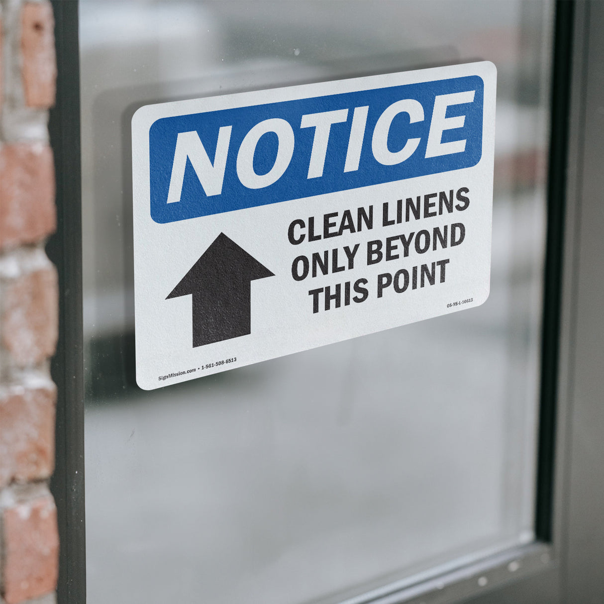 Clean Linens Only Beyond This