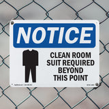 Clean Room Suit Required Beyond