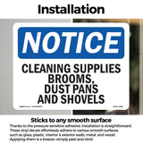 Cleaning Supplies Brooms, Dust Pans And Shovels
