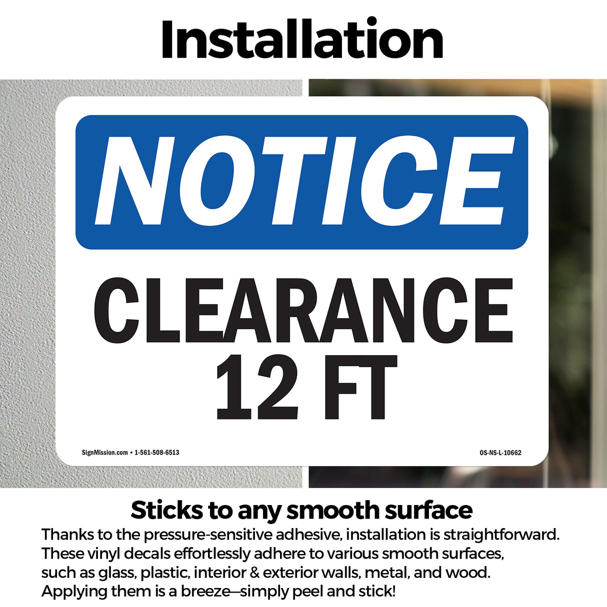 Clearance 12 Ft Sign