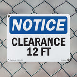 Clearance 12 Ft Sign