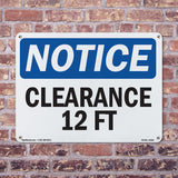 Clearance 12 Ft Sign