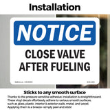 Close Valve After Fueling