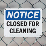 Closed For Cleaning