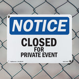 Closed For Private Event