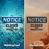 Closed For Private Event