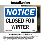 Closed For Winter