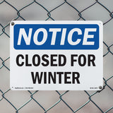 Closed For Winter