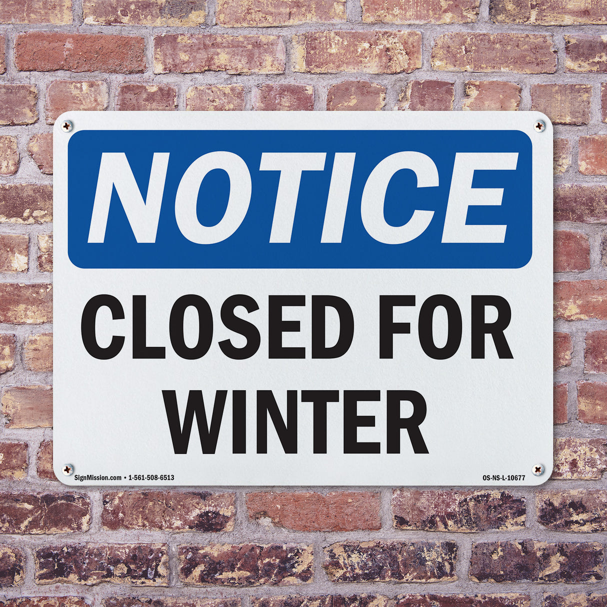 Closed For Winter
