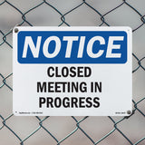 Closed Meeting In Progress