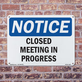 Closed Meeting In Progress