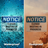 Closed Meeting In Progress