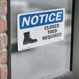 Closed Toed Shoes Required
