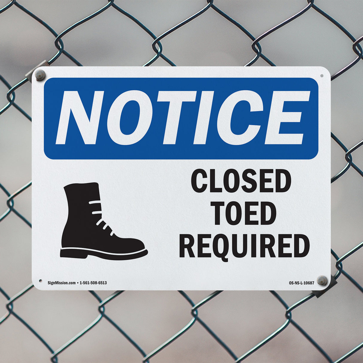 Closed Toed Shoes Required