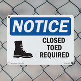 Closed Toed Shoes Required