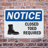 Closed Toed Shoes Required