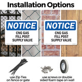 CNG Gas Fill Post Supply Valve