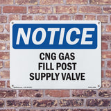 CNG Gas Fill Post Supply Valve