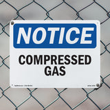 Compressed Gas Sign