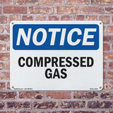 Compressed Gas Sign