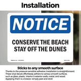 Conserve The Beach Stay Off The Dunes
