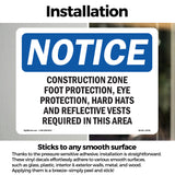 Work Zone Foot Protection, Eye Protection,