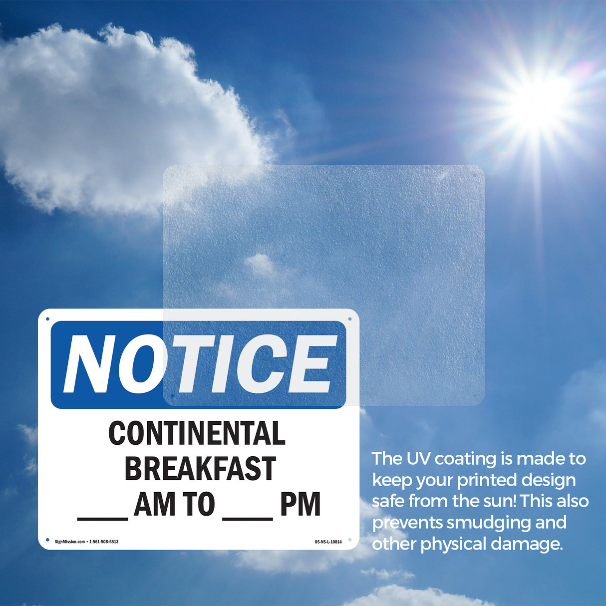 Continental Breakfast ____ Am To ____ Am
