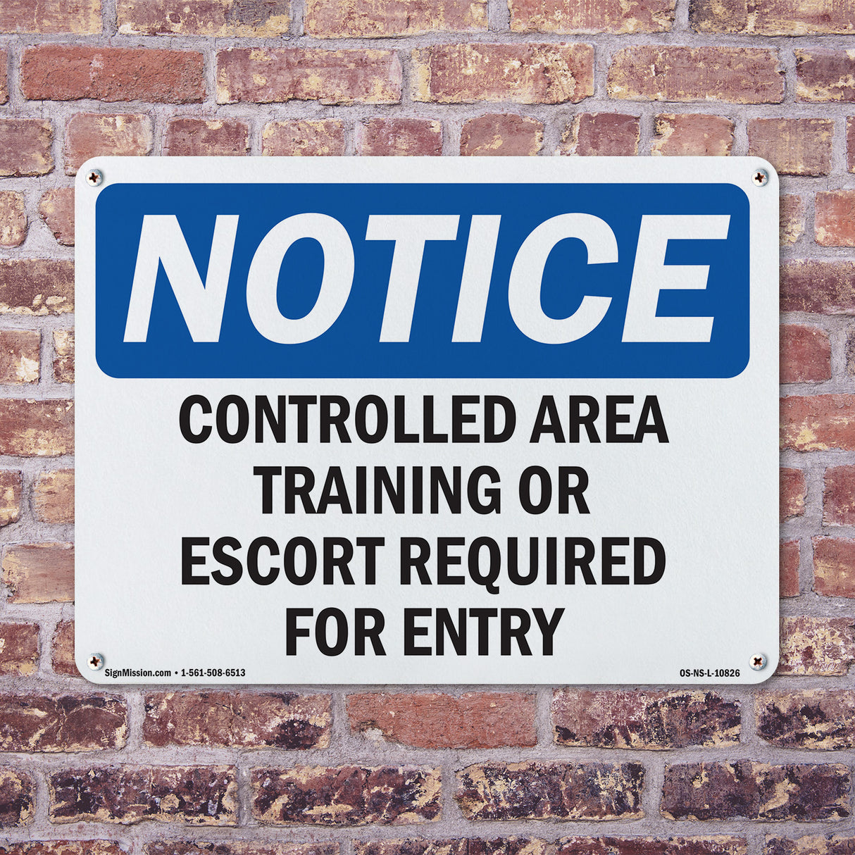 Controlled Area Training Or Escort Required