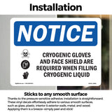 Cryogenic Gloves And Face Shield