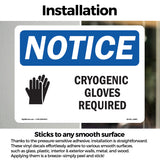 Cryogenic Gloves Required