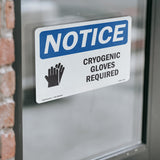 Cryogenic Gloves Required