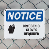 Cryogenic Gloves Required
