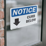 Curb Below [Down Arrow]