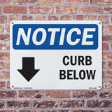 Curb Below [Down Arrow]